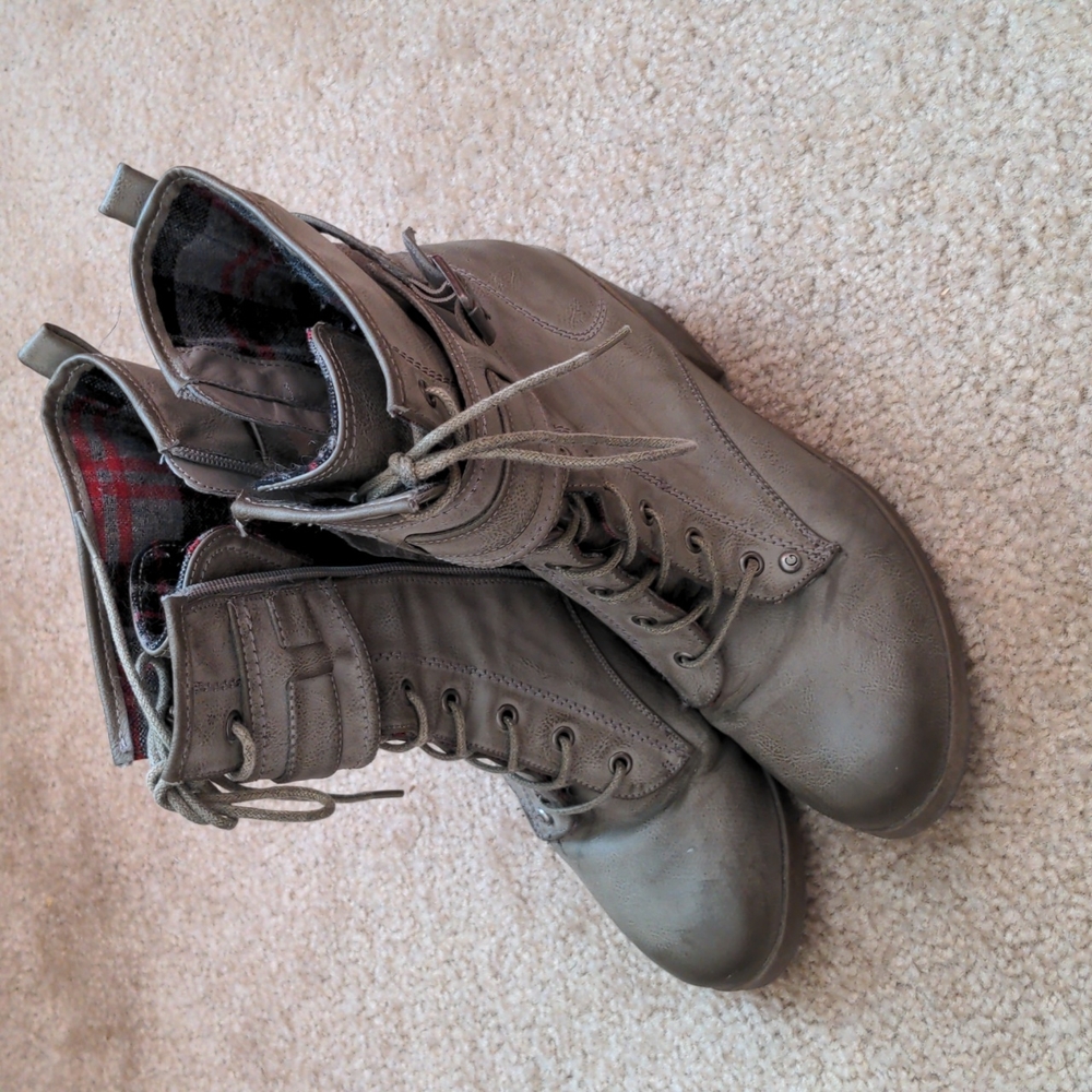 Grey Boots by Guess